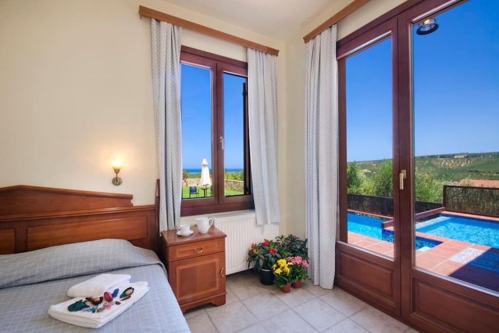 Villa Katerina With Eco Heated Pool Spilia  Exterior photo