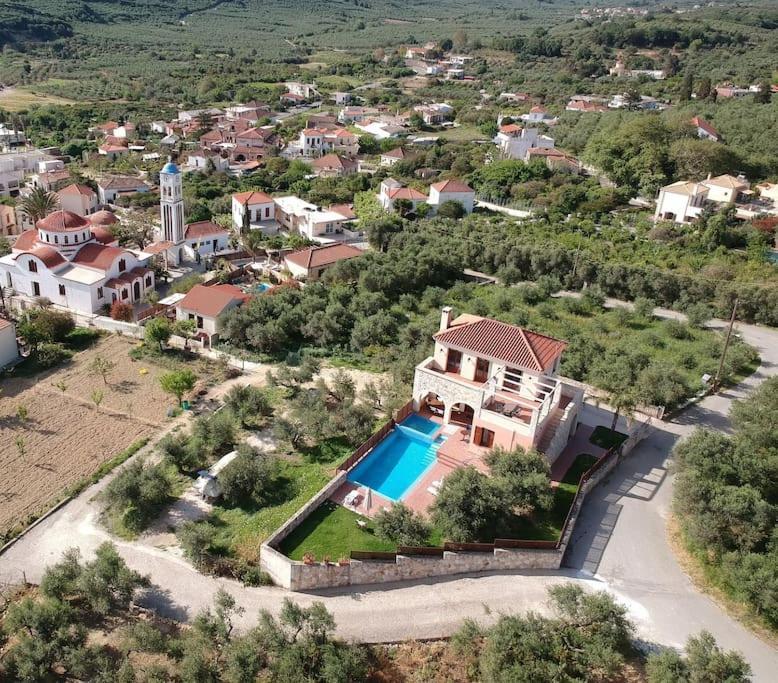 Villa Katerina With Eco Heated Pool Spilia  Exterior photo