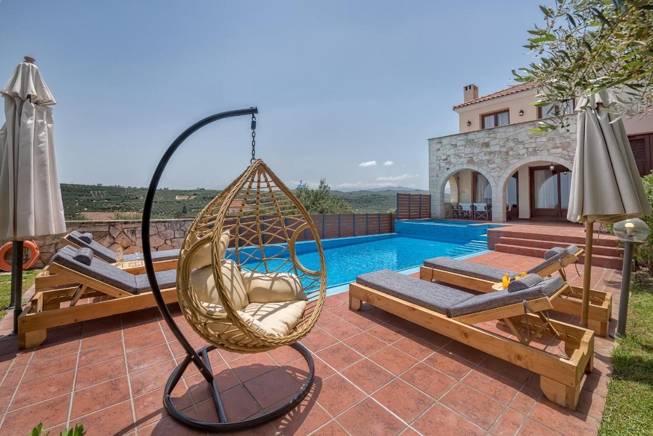 Villa Katerina With Eco Heated Pool Spilia  Exterior photo