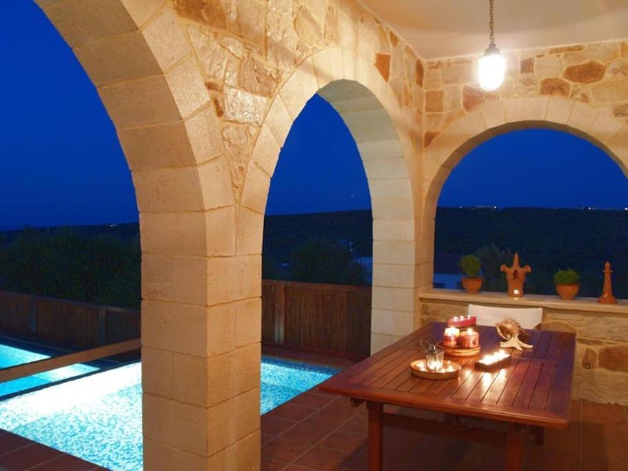 Villa Katerina With Eco Heated Pool Spilia  Exterior photo
