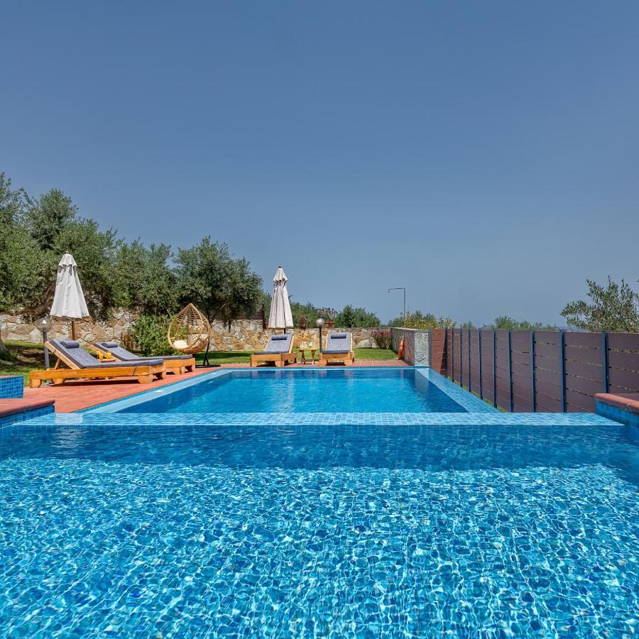 Villa Katerina With Eco Heated Pool Spilia  Exterior photo